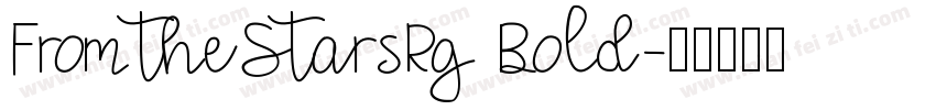 FromtheStarsRg Bold字体转换
